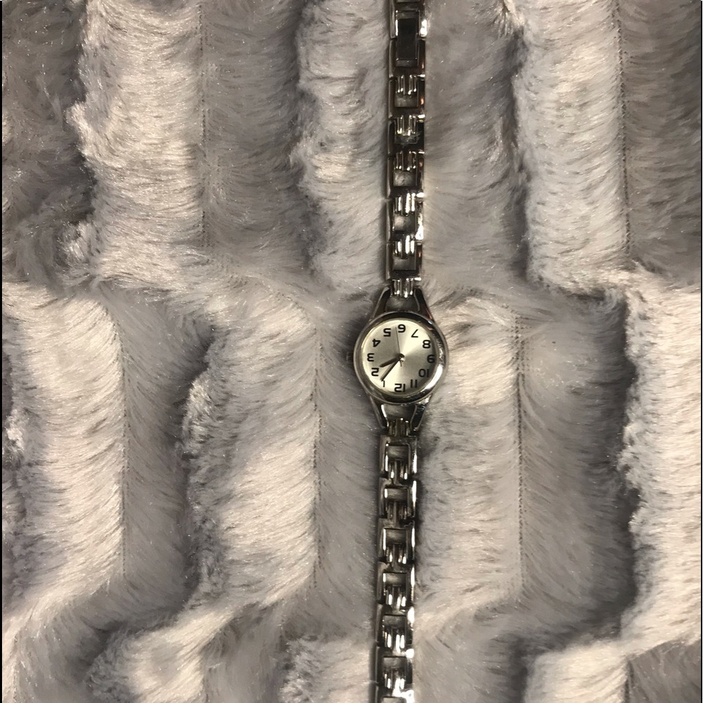 Silver watch